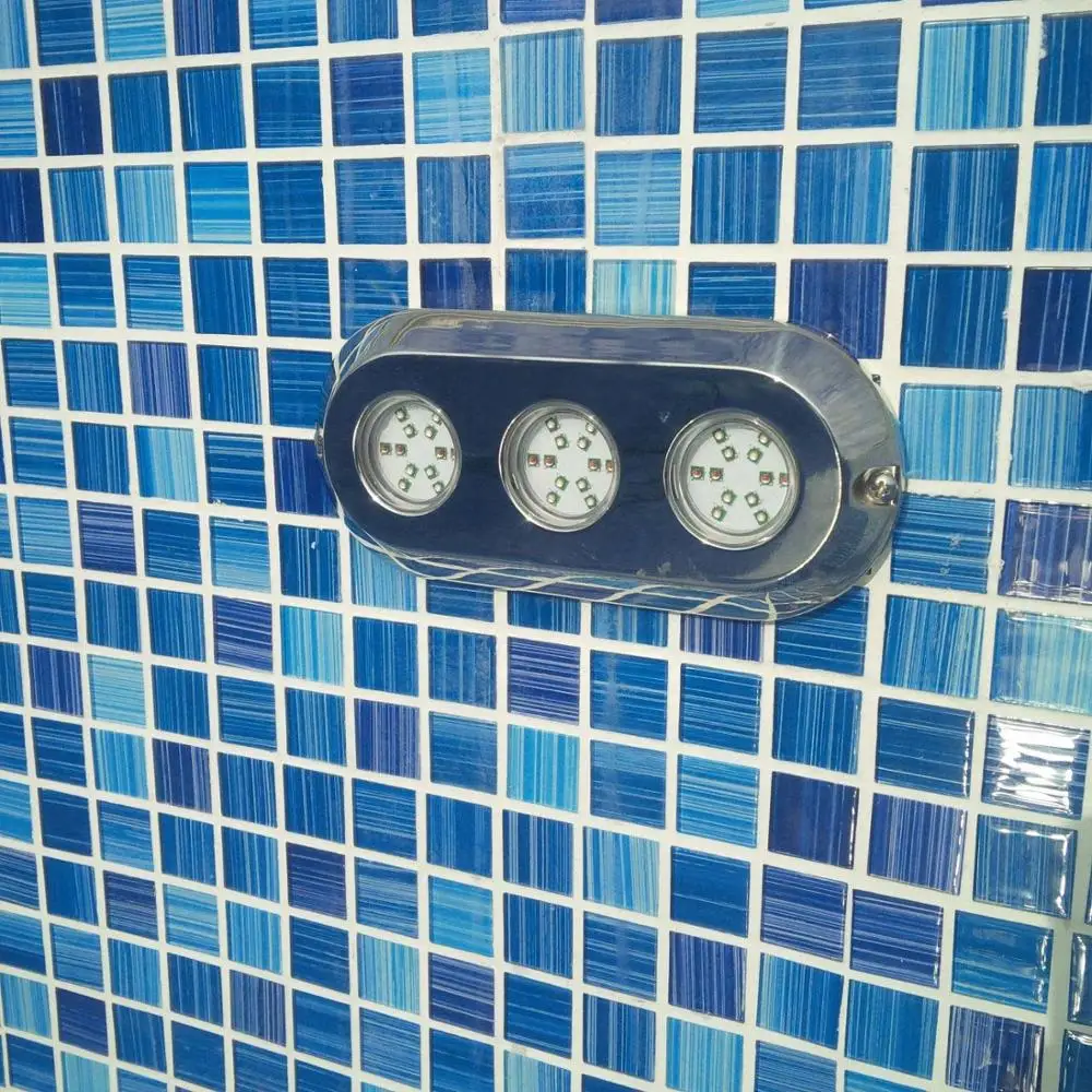 WEIKEN 180W Led Underwater Light Pool Boat Dock Stainless Steel Under water marine Light