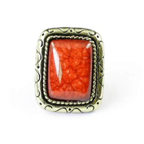 
Gold design antique red turquoise stone rings 