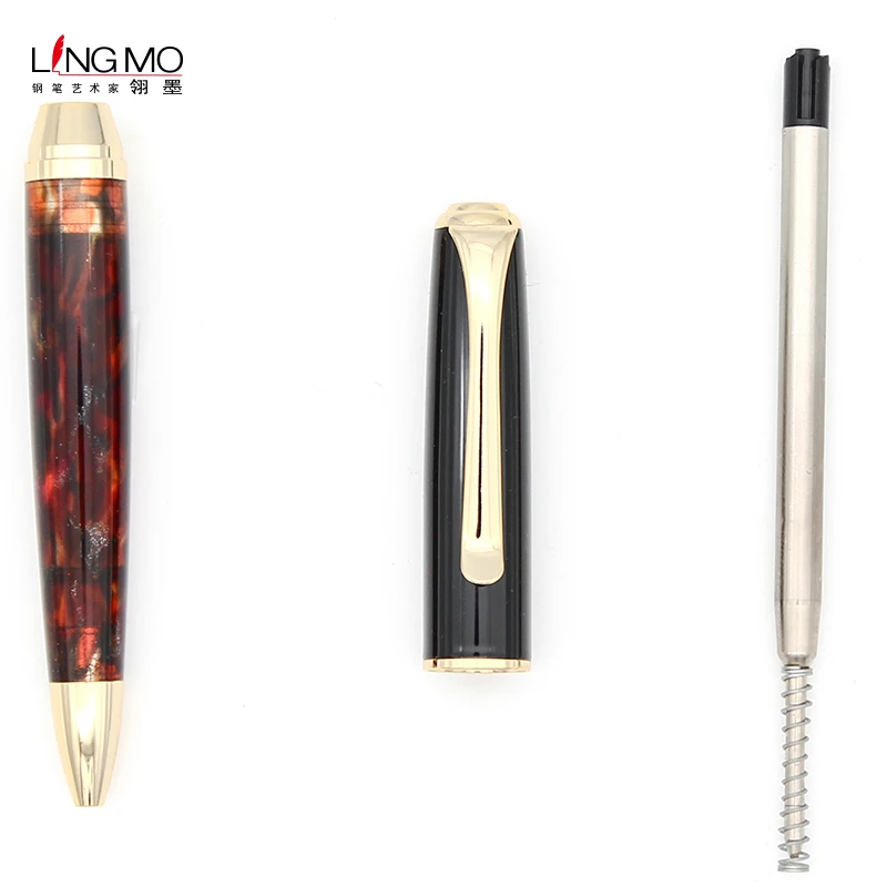 Lingmo Personalized High Quality Luxury Resin Gift Ball Pen/Ballpoint With Logo