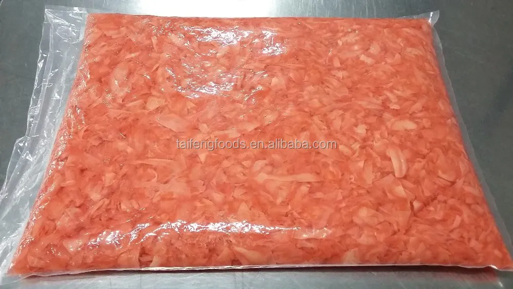 
Lower price Shredded sushi ginger from Taifeng Foods export 