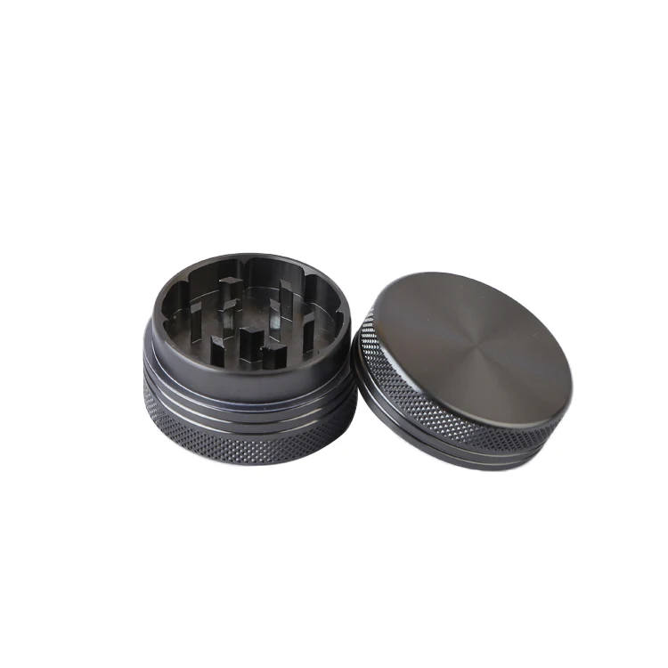 Customized 2 Layer 40mm CNC Aluminium Teeth Tobacco Herb Grinder