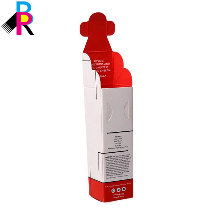 Custom Printing 350 Gsm Tuck Self Lock Package Box with Insert Matt Varnishing Top Custom Service