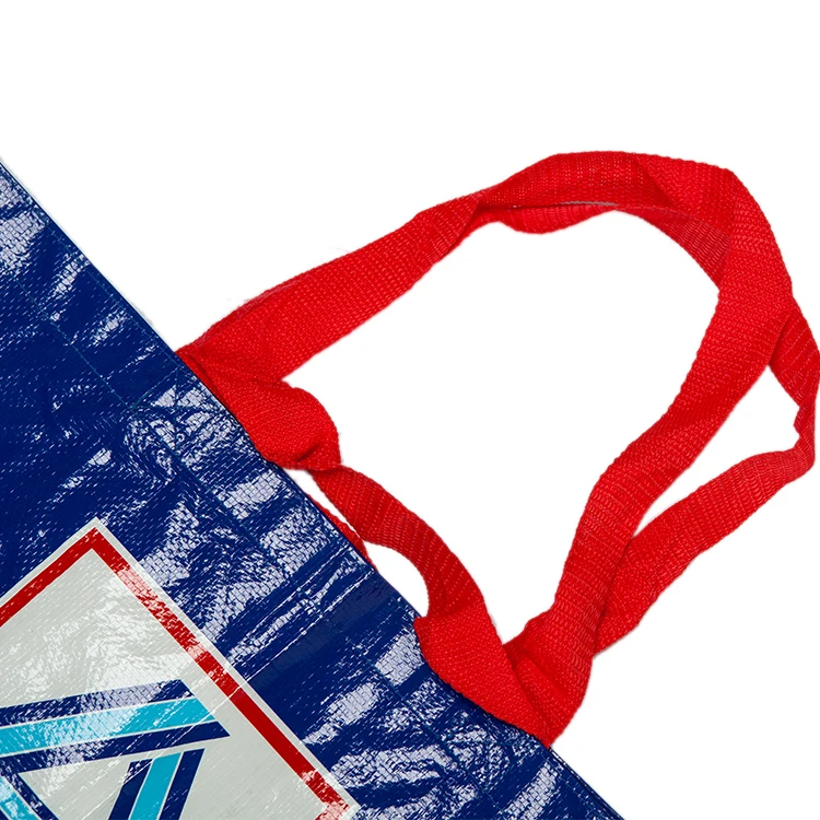 Reusable grocery tote bag High quality woven shopping bag plastic bag