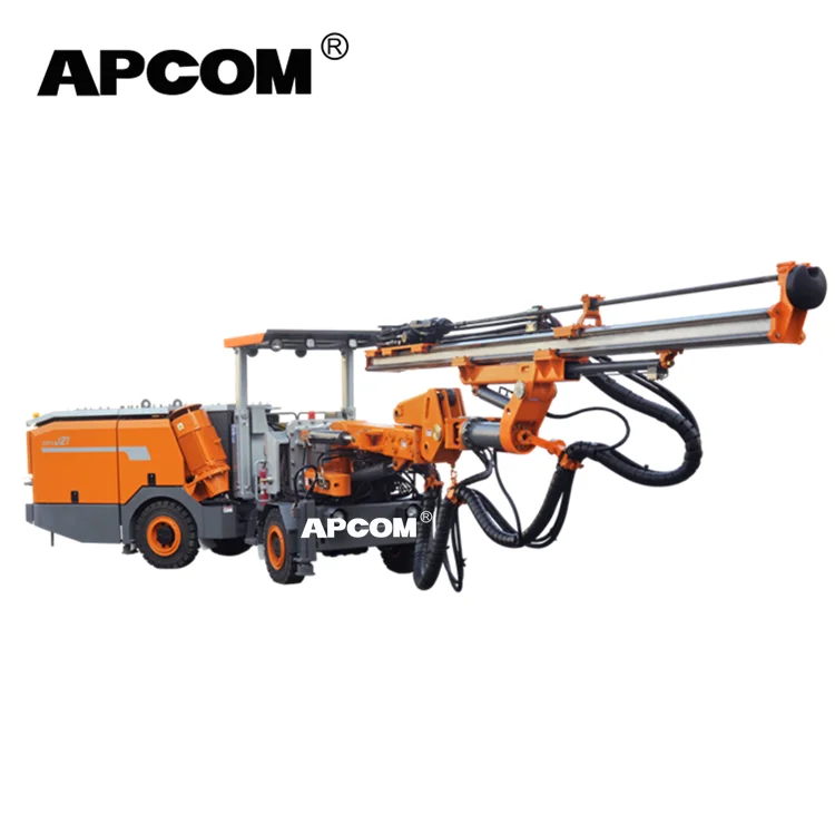 Jumbo tunnel face drilling rig ZEGA UJ22 Boomer twin three single-boom Kaishan Underground tunneling mining face drilling rig