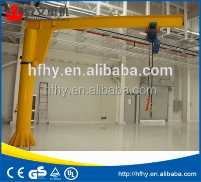 Jib crane/180 degrees, 360 degrees rotating cantilever crane 500kg