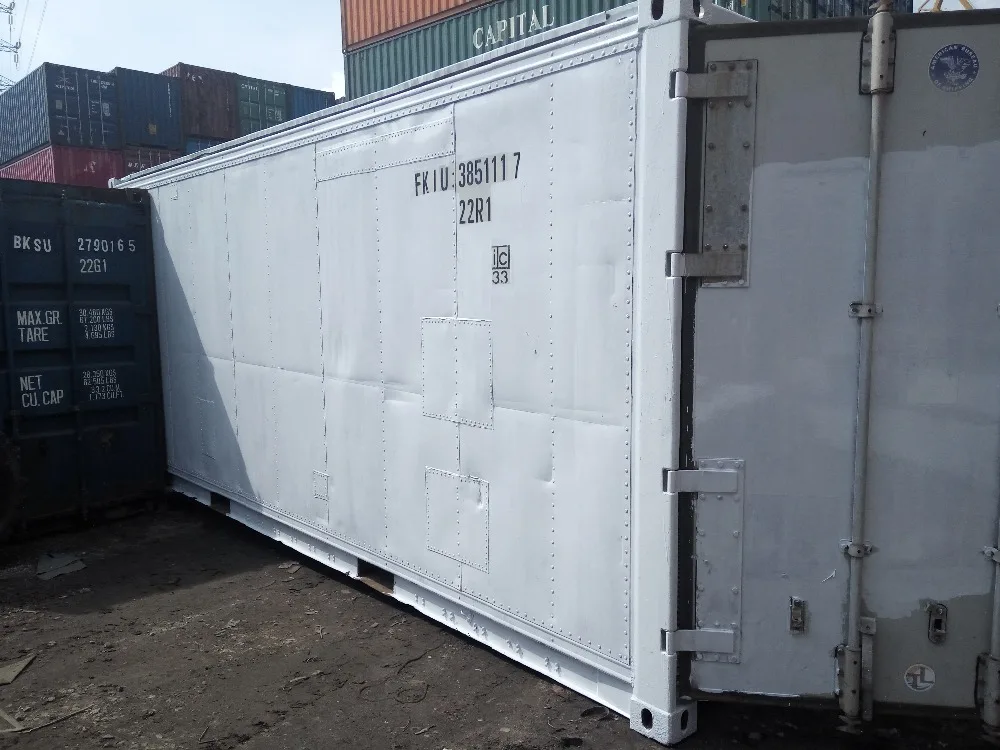 20ft used reefer container for sale with goods