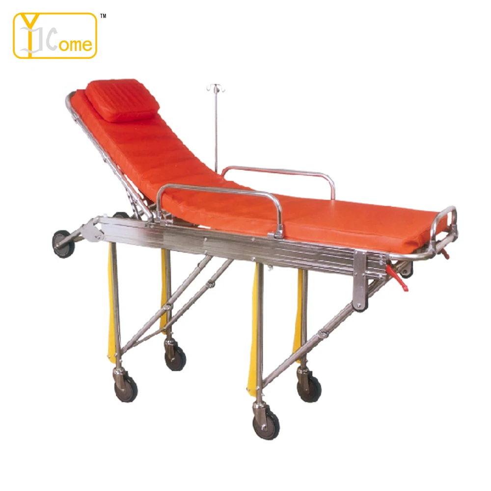 YKI012 Stainless Steel  Dead  Body Transportation Stretcher/icu Stretcher