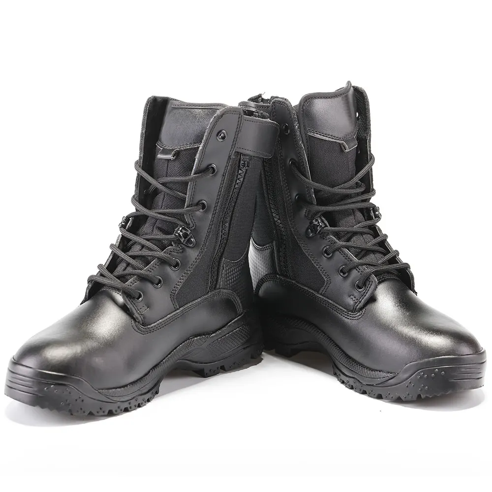 Waterproof Black Boot Hiking shoes tactical training shoes for men