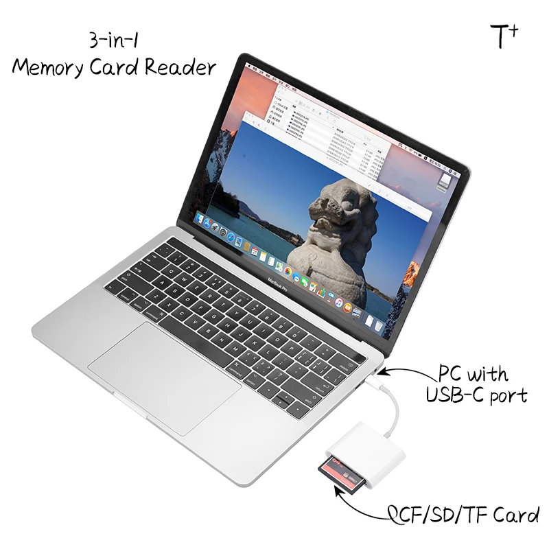 Адаптер для чтения карт памяти USB C-SD устройств с портом Type C поддержка