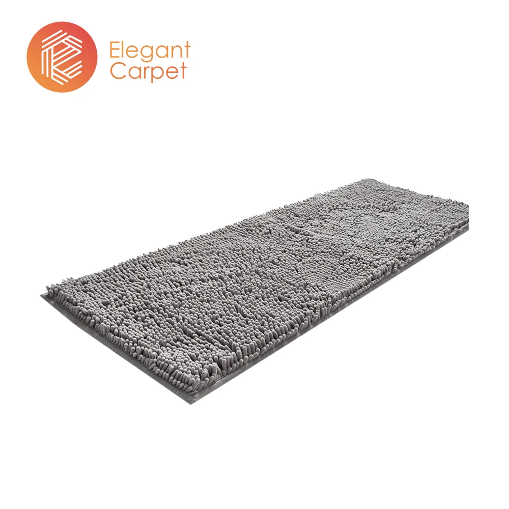 Custom bathroom mat rug  chenile bath mat