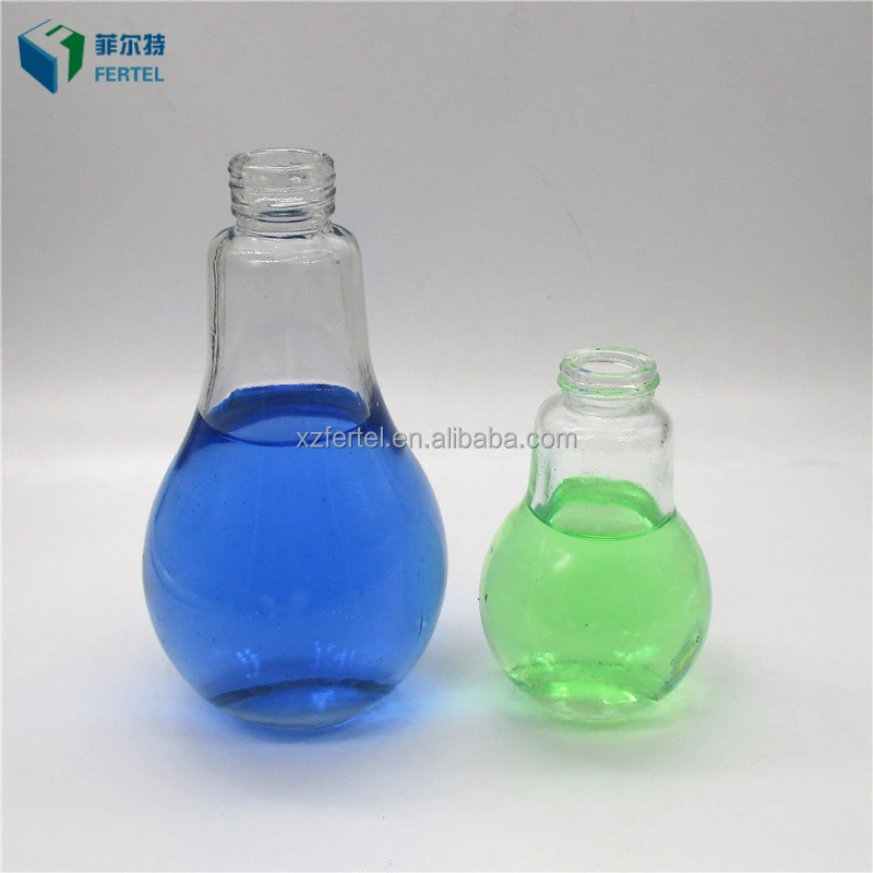 
hot sale light glass bulb lamp drinking bottles for beverage 
