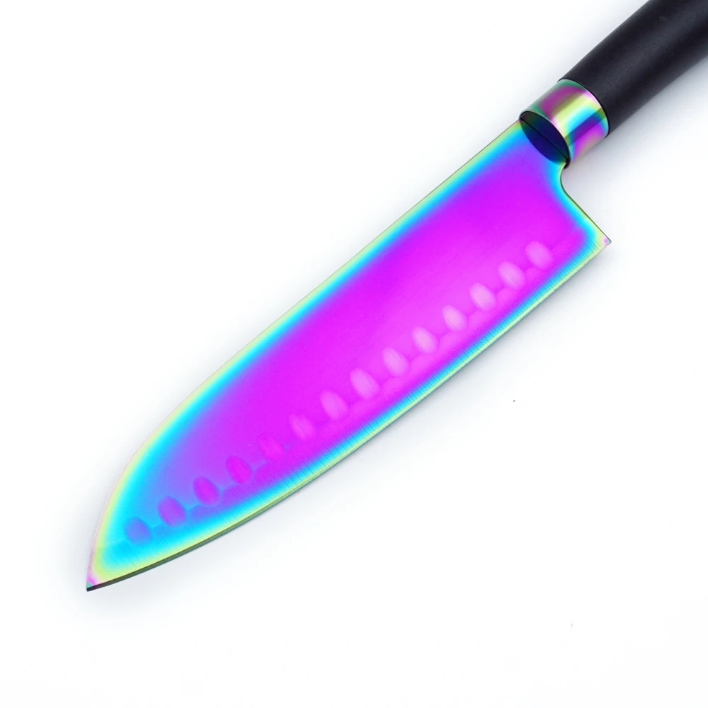 3-Pieces Titanium Blade Kitchen Knife Set with Soft, Non-Slip Handle