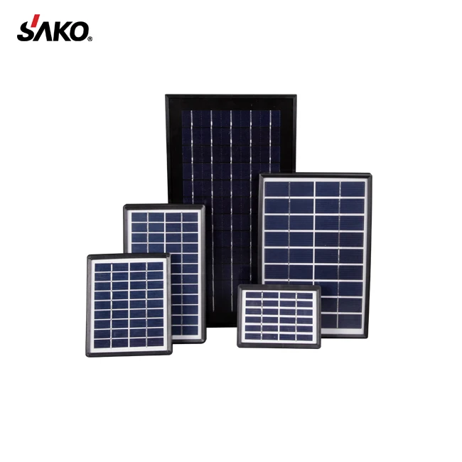 SAKO Hot sales Africa 5W 6V solar panel battery phone mobile charger with solar power charger for cellphone