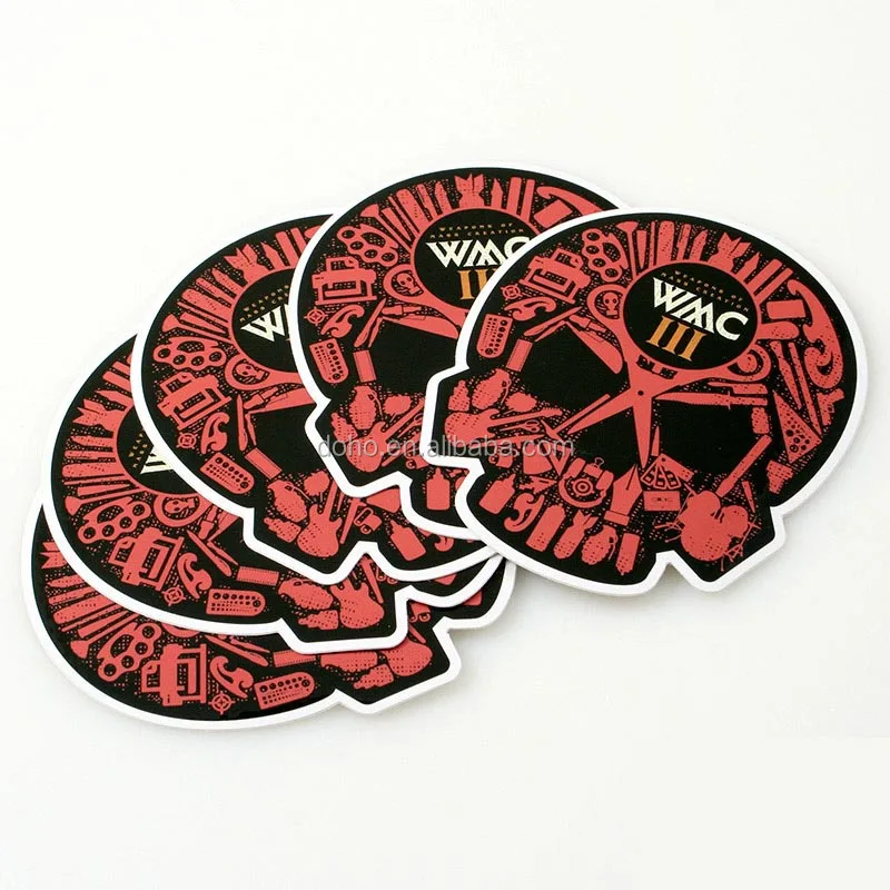 12 years experience Die Cut Logo Custom Stickers&UV Protection Vinyl Stickers