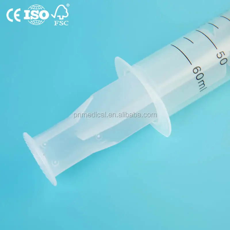 Disposable plastic 60ml 50ml feeding syringe