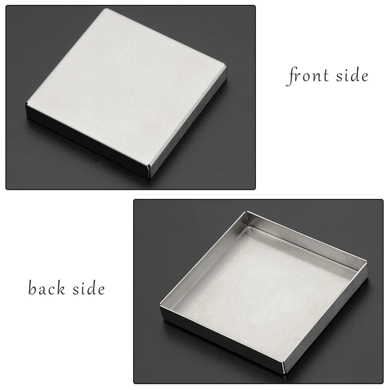 
Modern 100x100mm Bathroom Tile Insert Shower Floor Drain Washer Waste Square Removal Grate 