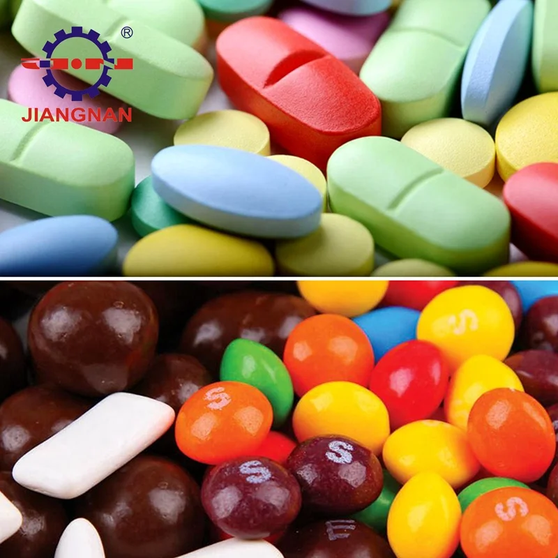 BG-E Series high output Automatic Closed Candy Chocolate bean Chewing gum sugar film Tablet pill thin film coating machine