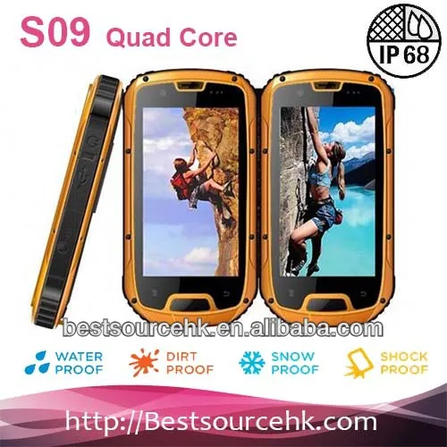 открытый прочный водонепроницаемый мобильный телефон с четырехъядерных процессоров беспроводной беспроводная врачей уоки-токи