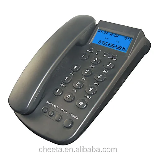 Основная процедура телефонного вызова основной стационарный телефон красный с идентификатором вызывающего