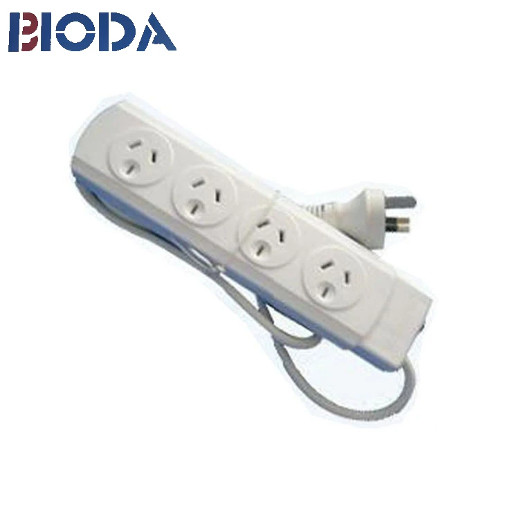 Household Australia 4outlet power strip,SAA power strip Australian power extension board