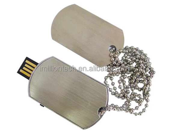 Бирка для собак, USB-карта памяти, флешка для ожерелья, оптовая продажа, металлическая бирка для собак, usb-память, водонепроницаемая бирка для собак с usb
