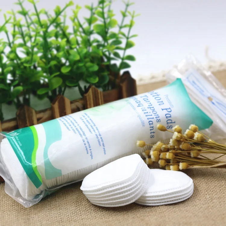 2022 Hot selling high quality natural plant fiber cosmetic removal round cotton pad