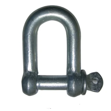 Small stainless steel rated European type D shackle and Bow shackle hoist equipment shackle bracelet