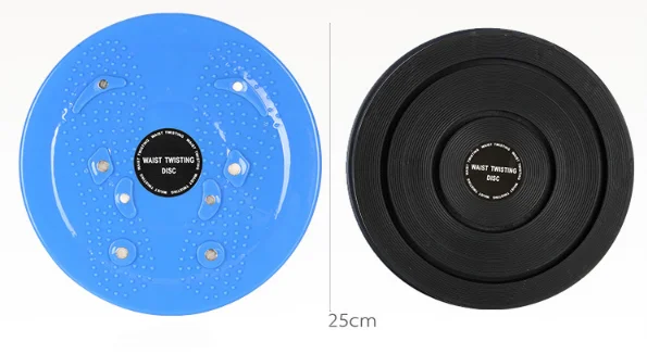 Waist Twisting Disc, Waist Twister Body Aerobic Exercise Figure Trimmer Balance Rotating Board - Blue Waist Twisting Plate