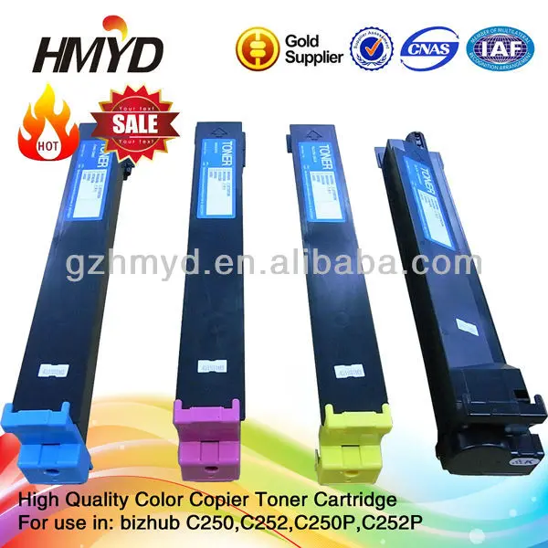 Оптовая продажа Alibaba совместимый тонер для Konica Minolta Bizhub C250 C252 C250P C252P Seires