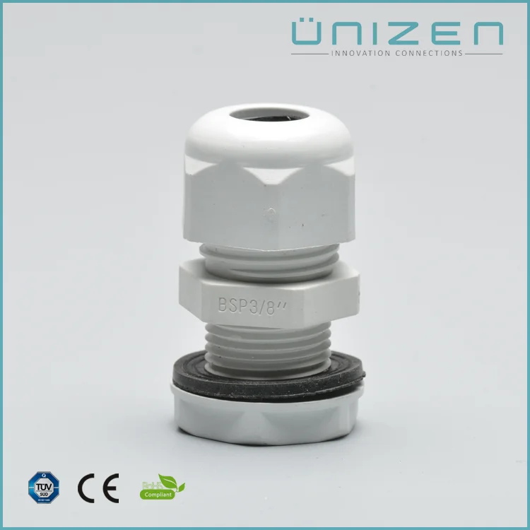 Unizen Новый дизайн Метрическая PG ДНЯО и BSP 3/8 нитей спирали кабельный ввод