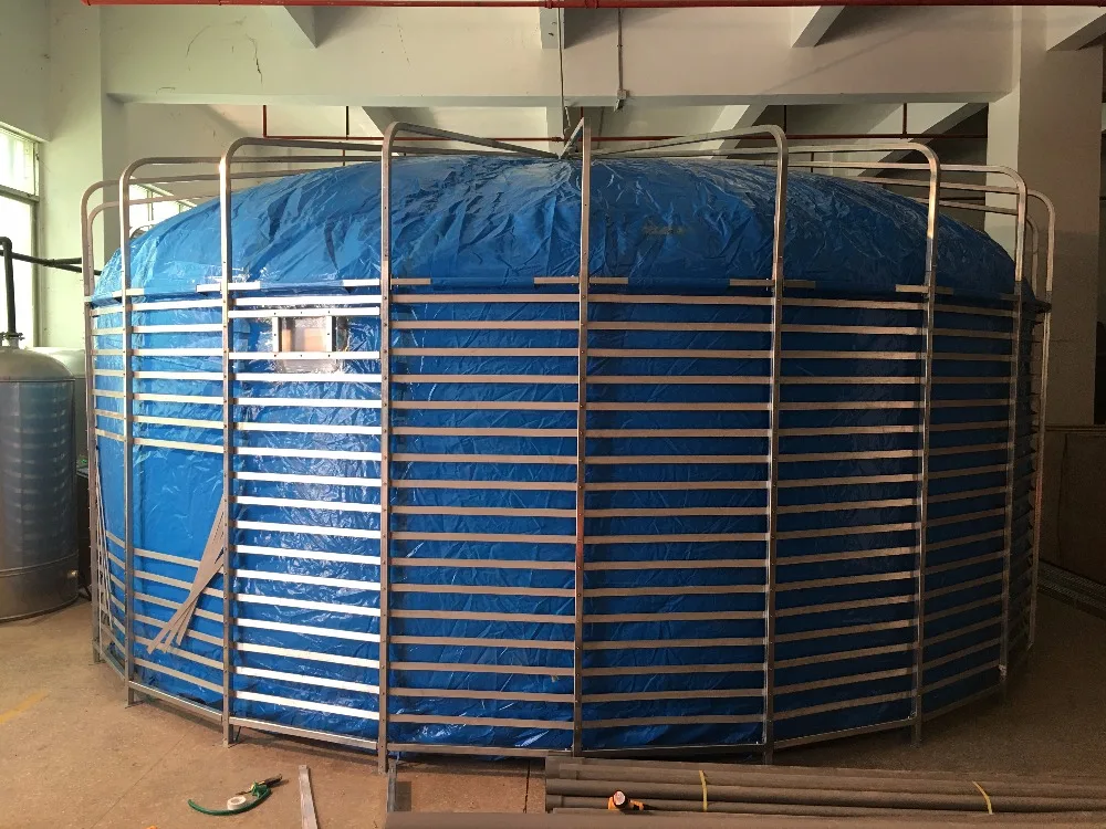 new technology agricultural biogas compactor for food waste treatment plant