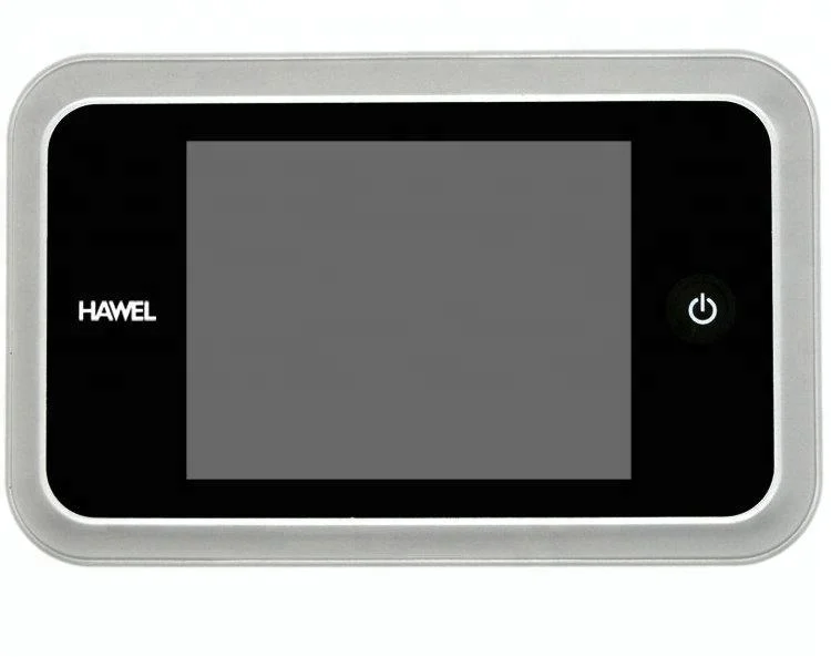 3.5 inch HAWEL digital door eye viewer camera for thin door 21-38mm