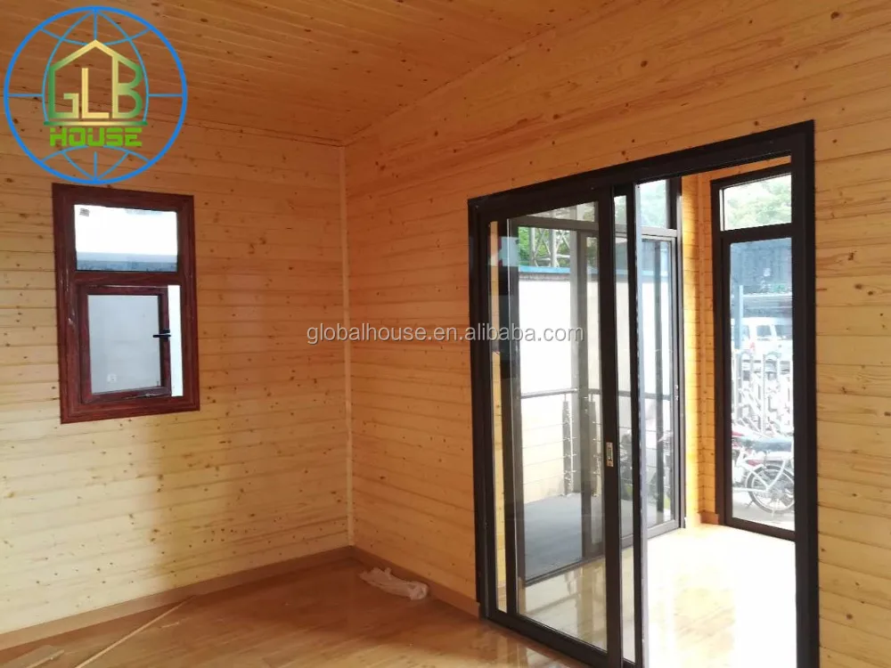 Luxury wood prefab house and villa house