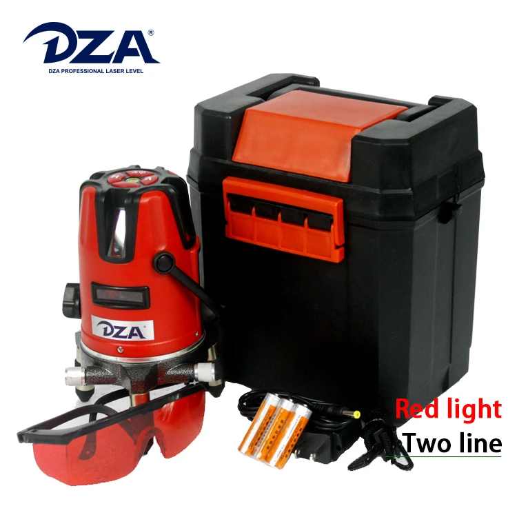 Dza Cross Two Beam Auto Handy Tripod Hot Fashion Small Laser Level With Power Red Line