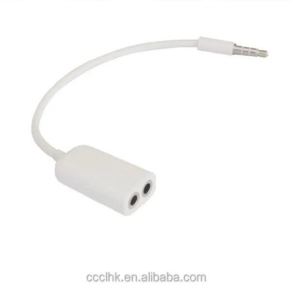 Audio Splitter Cable Male to 2x Female 3.5mm