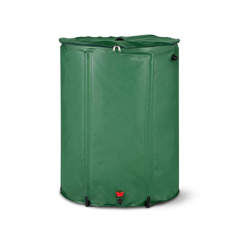 Home Solutions pvc rain water barrel Collapsible Rain Barrel garden Water Storage - 50 Gallon