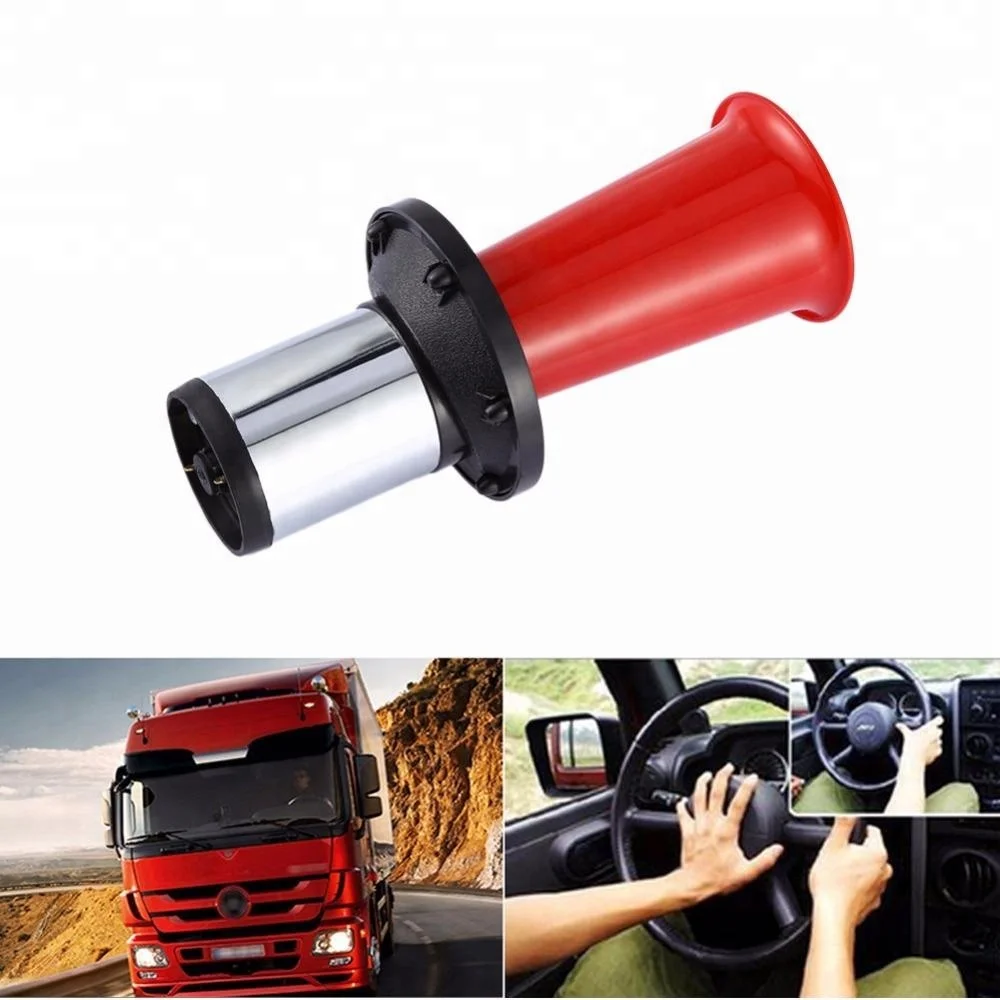 12V 110db Universal Van Air Horn Vintage Klaxon Ahoooogah Sound Whistle Classic Boat Car Electric Horn