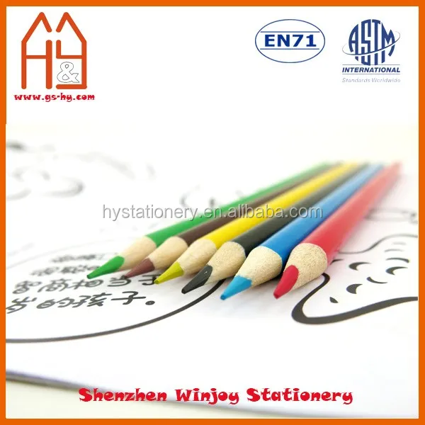 Fashion Design DIY coloring book with 4 pack colour pencils set for kids drawing