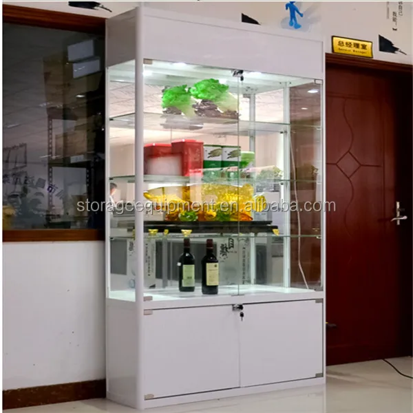 New Design Glass Vitrine for Jewelry Shop in discount