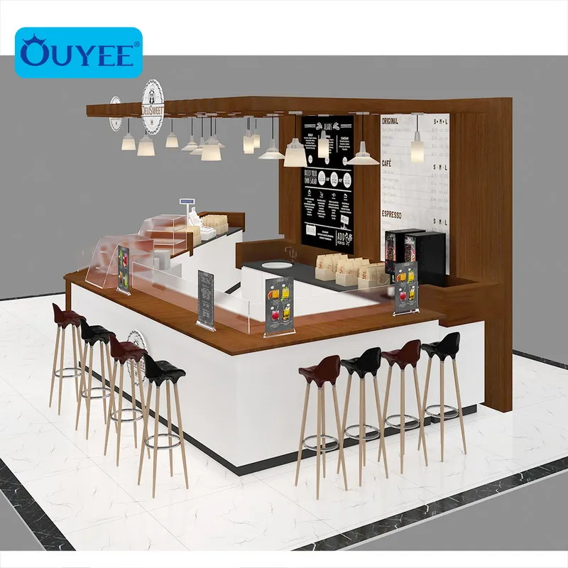 Индивидуальная мебель для кафе, современный киоск для торгового центра, кофейни, дизайнерские киоски для барной стойки, продажа кофейных киосков (62180093461)