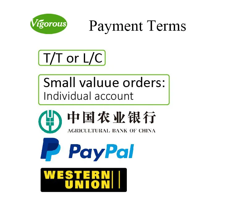 Payment terms