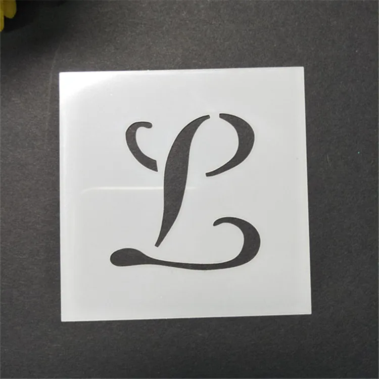 Letter Stencils for Painting on Wood,Reusable Plastic Art Craft Stencils with Numbers