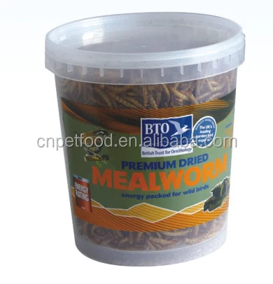 
400g Dried Mealworms Bird Food In Tub 