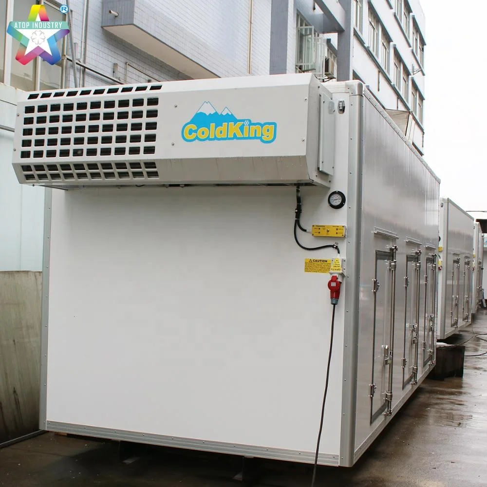 ColdKing -40C Kooltube eutectic truck refrigeration unit 5.1m length ice cream truck body