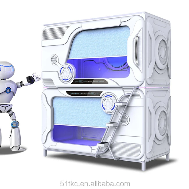 Biggest designer and manufacturer in China supply capsule hotel bed capsule bunk bed fireproof capsule bed