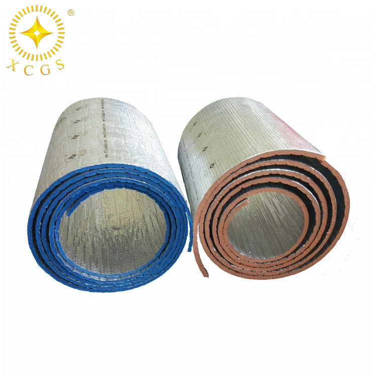 Reinforce Resistance Aluminized Foil Backed EPE Foam Double Sided Foil Insulation Thermal Isolation Material