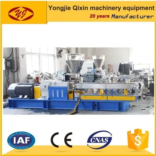 Twin screw extruder machine underwater cutting system