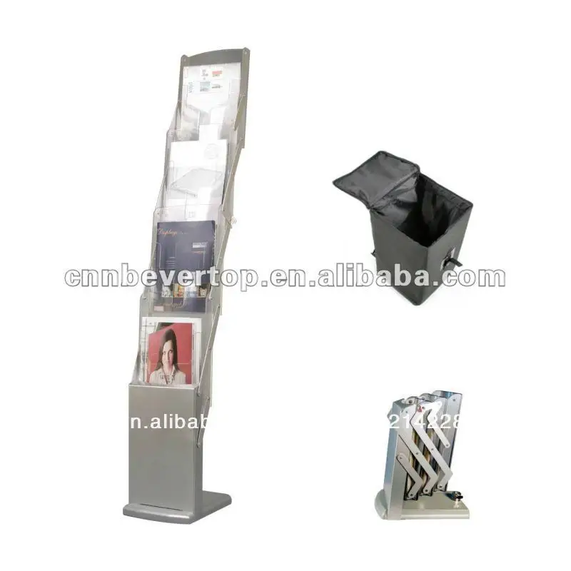 портативный складной держатель брошюры, листовки стоять стойки