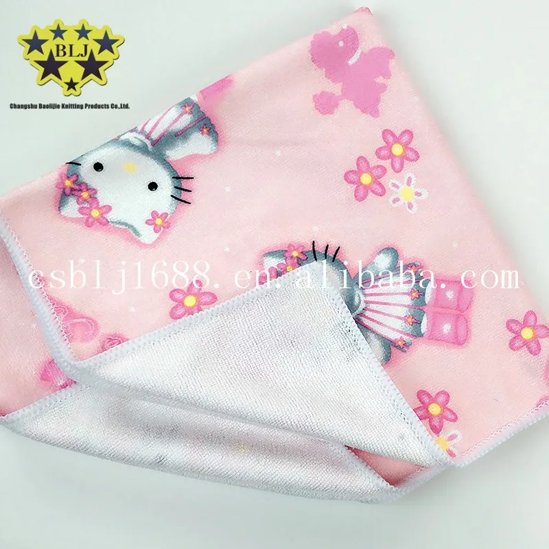 Fashionable 80% Polyester & 20% Polyamide Terry towel Bath baby printed towel