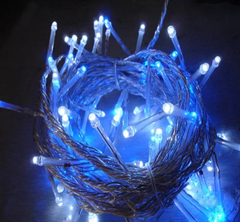 Christmas 40 65 Christmas Lights Led String 80 30 Meters Led Fixed Green Wire Indoor Christmas No Noel Decorative Led Lights 6W
